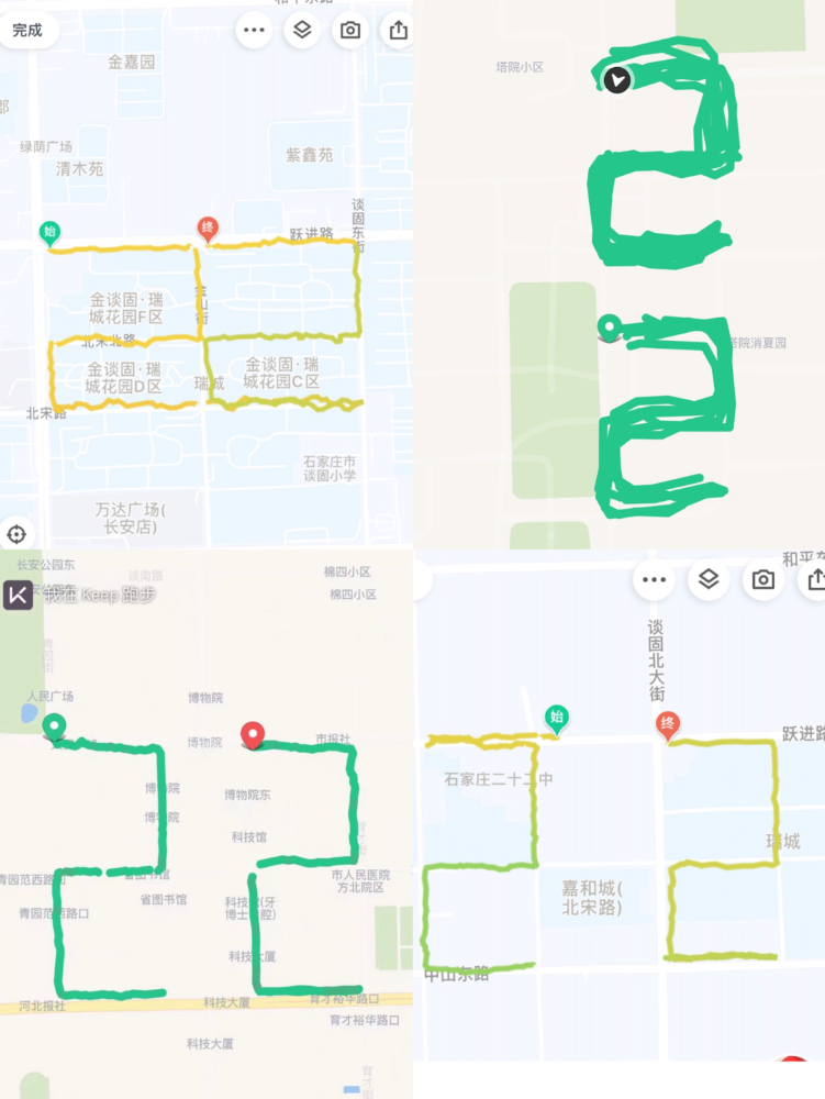 #正保乐跑合集#当跑步遇到春天：脚下有风，阳光闪闪！