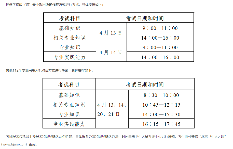 考试时间